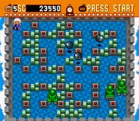 une photo d'Ã©cran de Super Bomberman sur Nintendo Super Nes